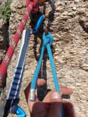 Corde incastrate sulla calata di L1