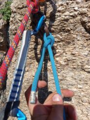 Corde incastrate sulla calata di L1