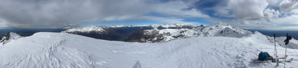 Panorama verso a nord