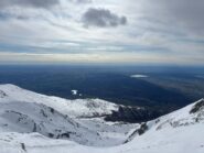 Panorama della pianura fino agli Appenini
