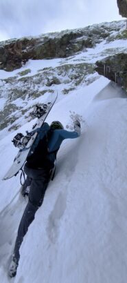 Neve da riporto su fondo morbido 