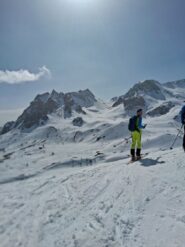 discesa vista Col du Valon