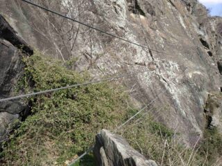 Uscita dal ponte tibetano.