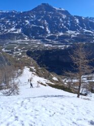 Dorsale verso gli ometti