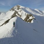 Dalla vetta del Rondinaio Lombardo verso il Rondinaio.