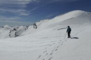 Discesa dal Giovo dalla cresta nord