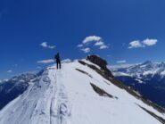 Sulla dorsale a pochi metri dalla cima