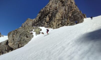 Sulla parte alta del canale