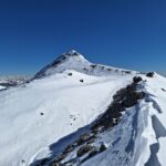 Cresta finale dal colle con P. Pilone