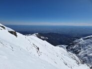 Discesa diretta a Sud ben panoramica