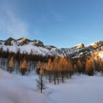 Nella conca del lac Vert