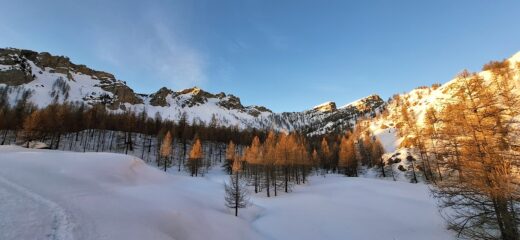 Nella conca del lac Vert