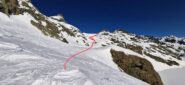 La salita alla baisse du Basto lato sud