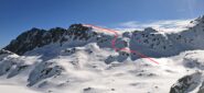 Discesa dalla Bicknell sul lac du Basto