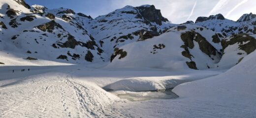 Dal Lac de la Fous rifugio Nizza e cima