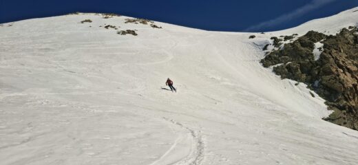Bella sciata fin dalla cima