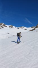 Inizio dei pendii sotto Punta Sibolet