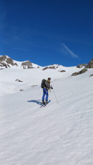 Inizio dei pendii sotto Punta Sibolet
