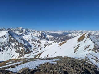 Dalla cima imbuto superiore ed Ecrins