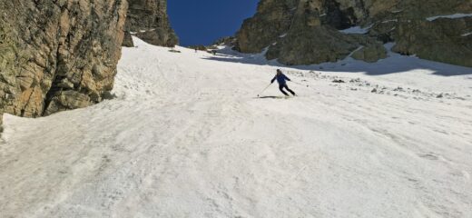 Ottima neve nel canale