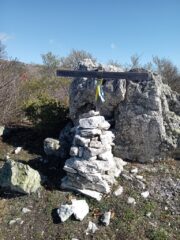 la prima cima del Monte Moura 