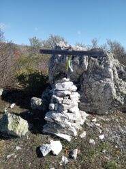 la prima cima del Monte Moura 