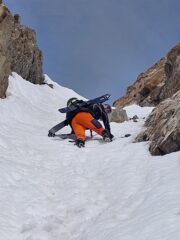 uscita canalino di salita