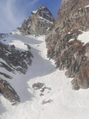 Il couloir del porco basso sorvegliato a vista da Punta Venezia