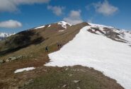 verso la cima ovest