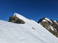 La cresta nevosa tra Agugliassa e Guglion Grande