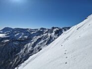 Parete non ripida ma panoramica