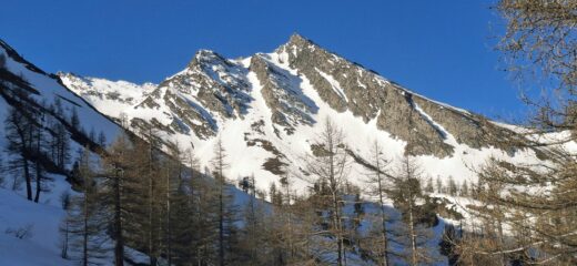 Vista canali salendo stamattina