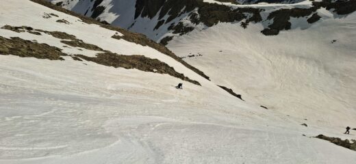 Bella neve verso il lago