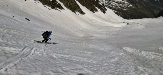 Ottima neve anche nel vallone dei Dossi