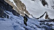 Non di facile sciabilità la parte centrale