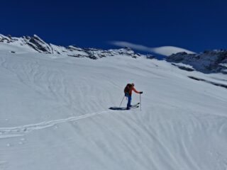 Sul ghiacciaio del Mulinet