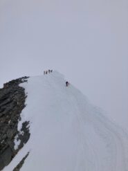 tratto finale cresta per l'orientale