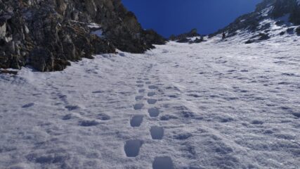 Parte finale del canale NW