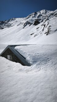 pendio est visto dal rifugio Arbolle 
