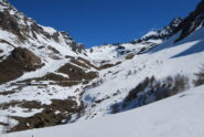 Alpeggio Arpisson e testata dell’omonimo vallone con la Punta Garin in fondo sulla destra