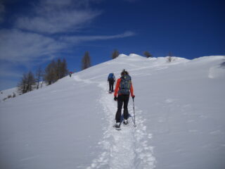 salendo verso costa Ghiggia dal colle Intersile