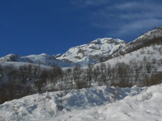 Monte Garbella e grande valanga di fondo