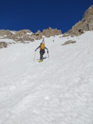 Nel tratto rettilineo