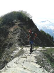 sulla cresta della Punta Giaime