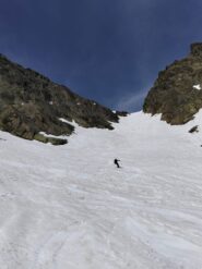 Discesa dal passo di Vens