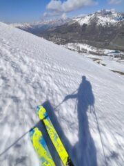 In salita