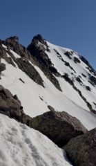 pendii sommitali della vetta, verso Sud