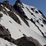 pendii sommitali della vetta, verso Sud