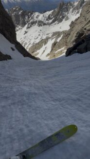 dentro il canale sul versante Sud