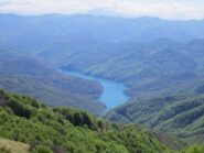 Lago del Brugneto dalla vetta dell' Antola